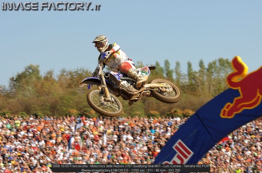 2009-10-03 Franciacorta - Motocross delle Nazioni 2767 Qualifying heat MX1 - Luis Correia - Yamaha 450 POR